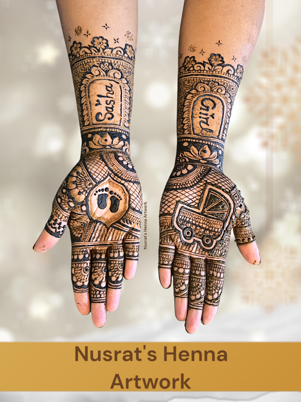 Nusrat's Henna Artwork